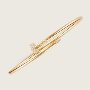Cartier small Juste Un Clou with diamonds